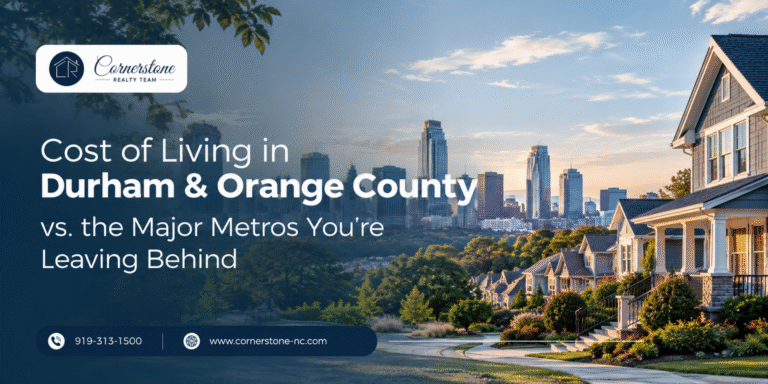 Cost of Living in Durham & Orange County vs. the Major Metros You're Leaving Behind